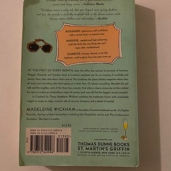 Madeleine Wickham; Cocktails for Three - Picture 2 of 2